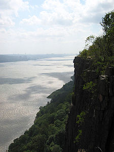 Cliff Top View of the Hudson